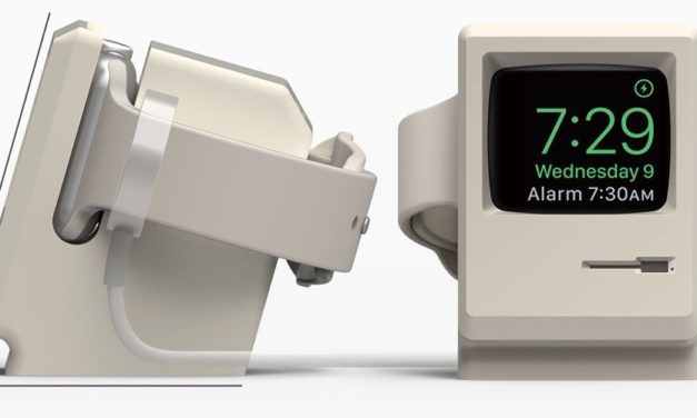 Тази стойка за Apple Watch превръща часовника ви в Macintosh