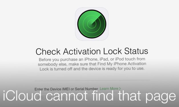 Страницата за проверка на Activation Lock играе ключова роля при хак и може би това е причината за отстраняването й