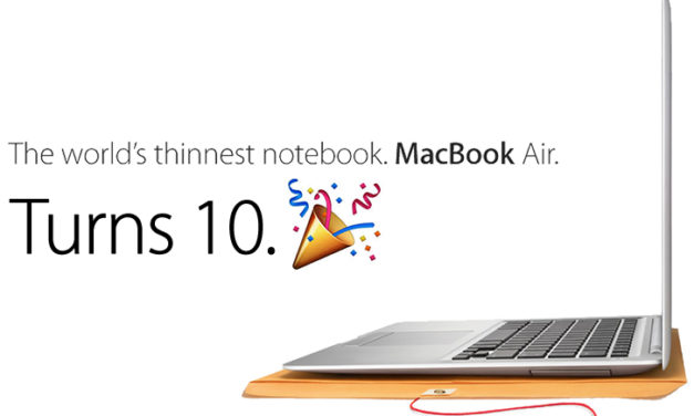 MacBook Air навърши 10 години