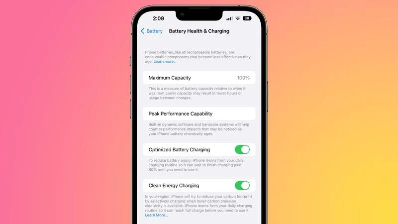 Apple сподели подробности за новата функция Clean Energy Charging в iOS 16.1